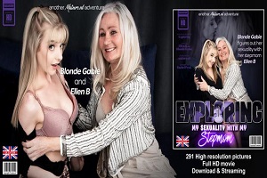 Blonde Gabie & Ellen B. – British hot Blonde Gabie explores her sexuality with her naughty stepmom Ellen B.