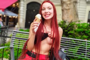 Megan Murkovski – MEGAN MURKOVSKI NAUGHTY ICE CREAM LOVING 18-YEAR-OLD REDHEAD RUSSIAN