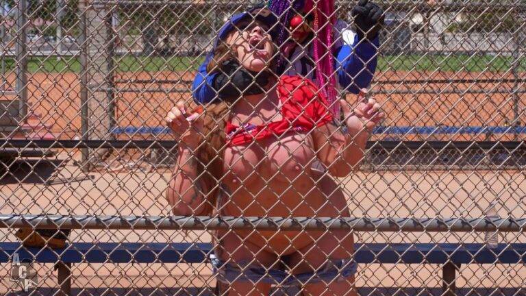 Lana Love Fat Busty Slut Public Intense Fuck IN Baseball Ground W GIbbyTheClown