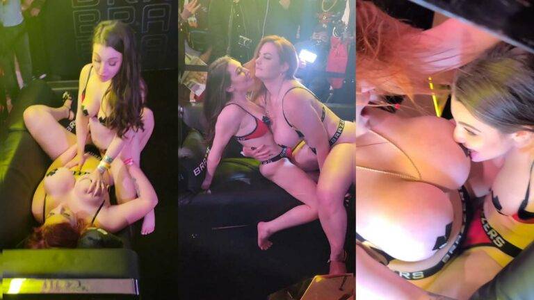 Lily Lou & Abigaiil Morris Makeout And Humping In Brazzers Event