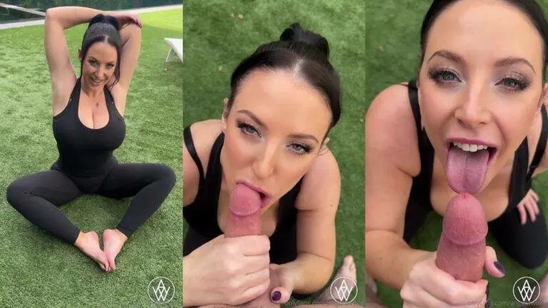 Angela White NEW Backyard Yoga BJ