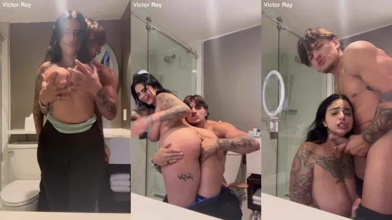 Azzy Star – Fucked in Hotel Bathroom OnlyFans Scene