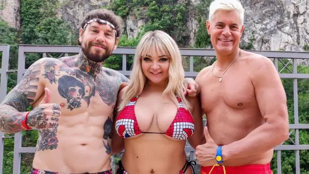 Lana Wolf – Huge Natural Tits Blonde Lana Wolf Follows The Rainbow To Threesome