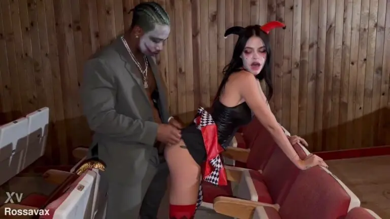 Rossa Vaxx – Fucking Sexy Joker In Theater & Covered In Cum OnlyFans Scene