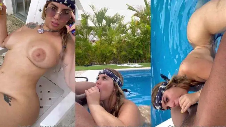 Ely La Bella – Big Booty Latina Pounded & Pissed On Poolside OnlyFans Leak