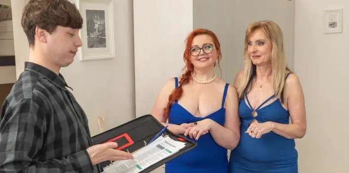Ella O & Nicolle – He Came to Sell the House, The cougars had Other Plans for Him