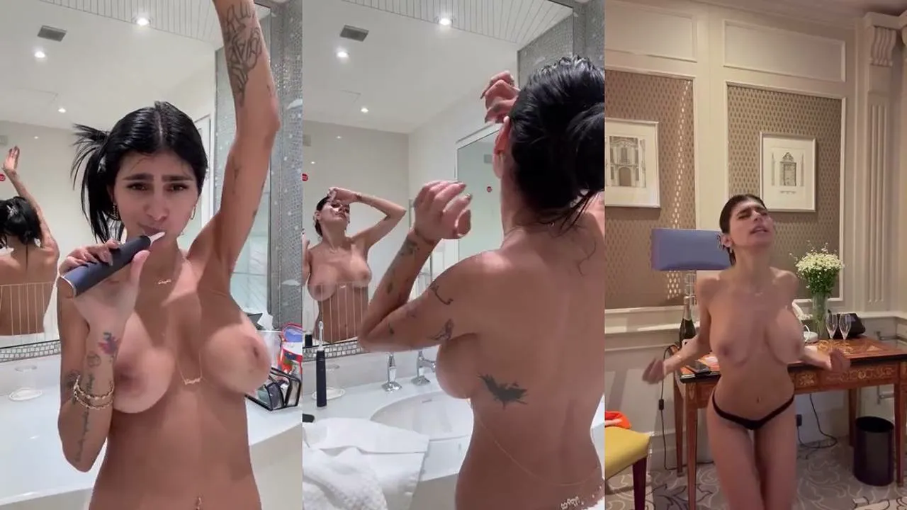 Mia Khalifa – Flaunts Her Boobs During Morning Routine NEW Onlyfans Live OnlyFans Scene